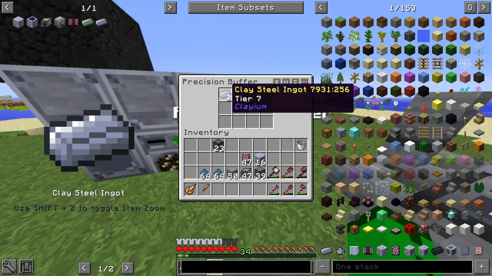 Clay Steel Ingot