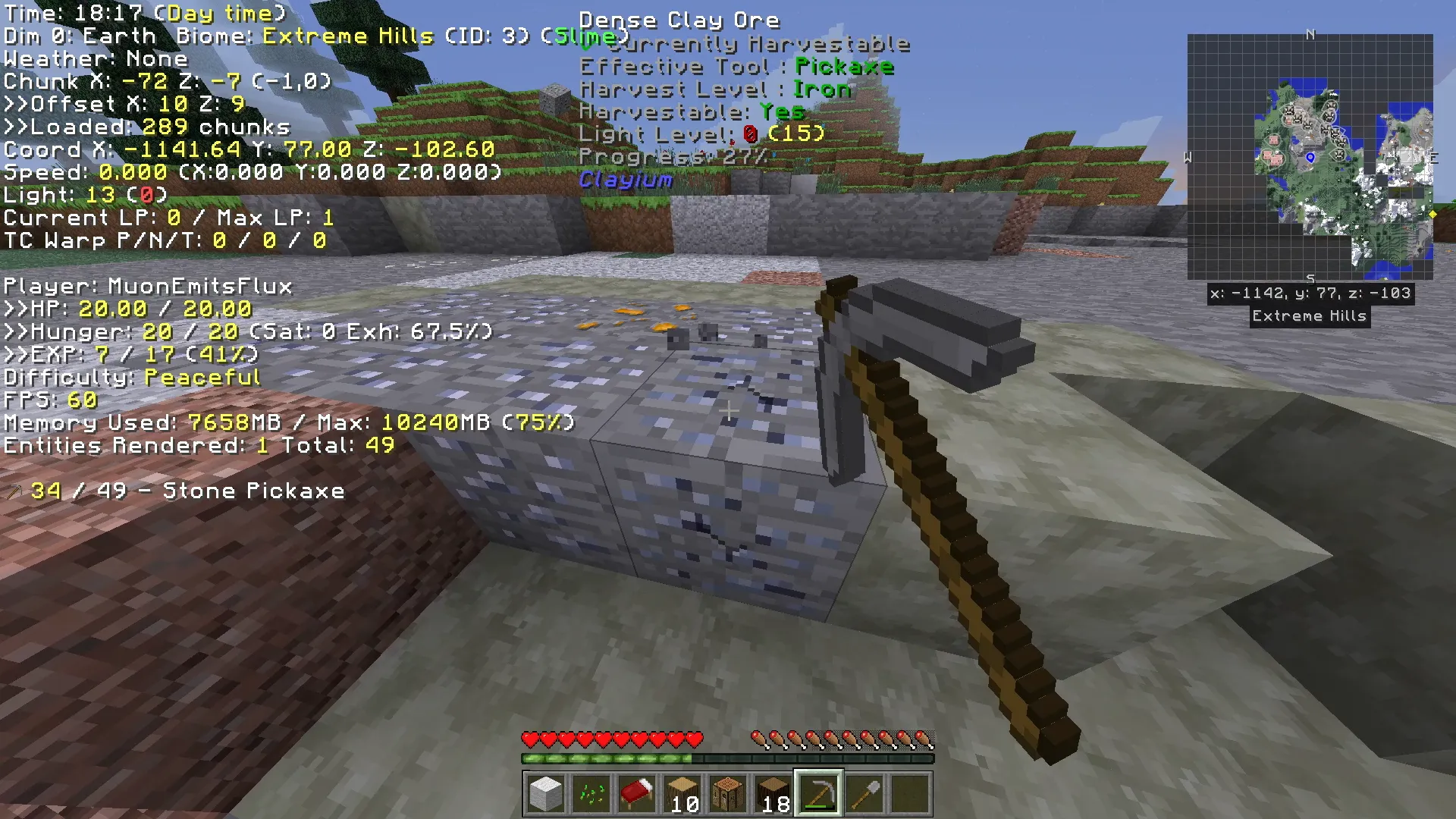 Mining Clay Ore